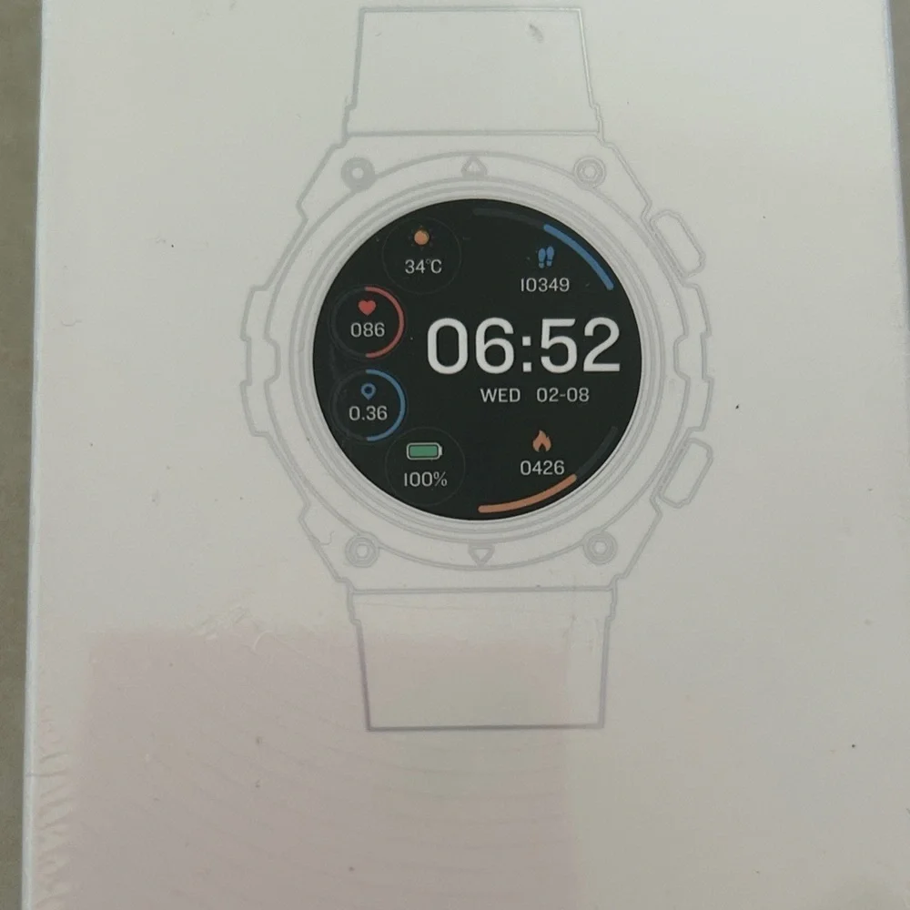 Fitness Tracker Smartwatch - Sealed box